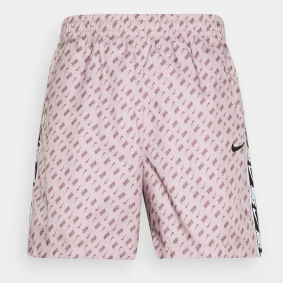 Nike Sportswear REPEAT logo lined shorts mens sz S champagne/black - Picture 4 of 10